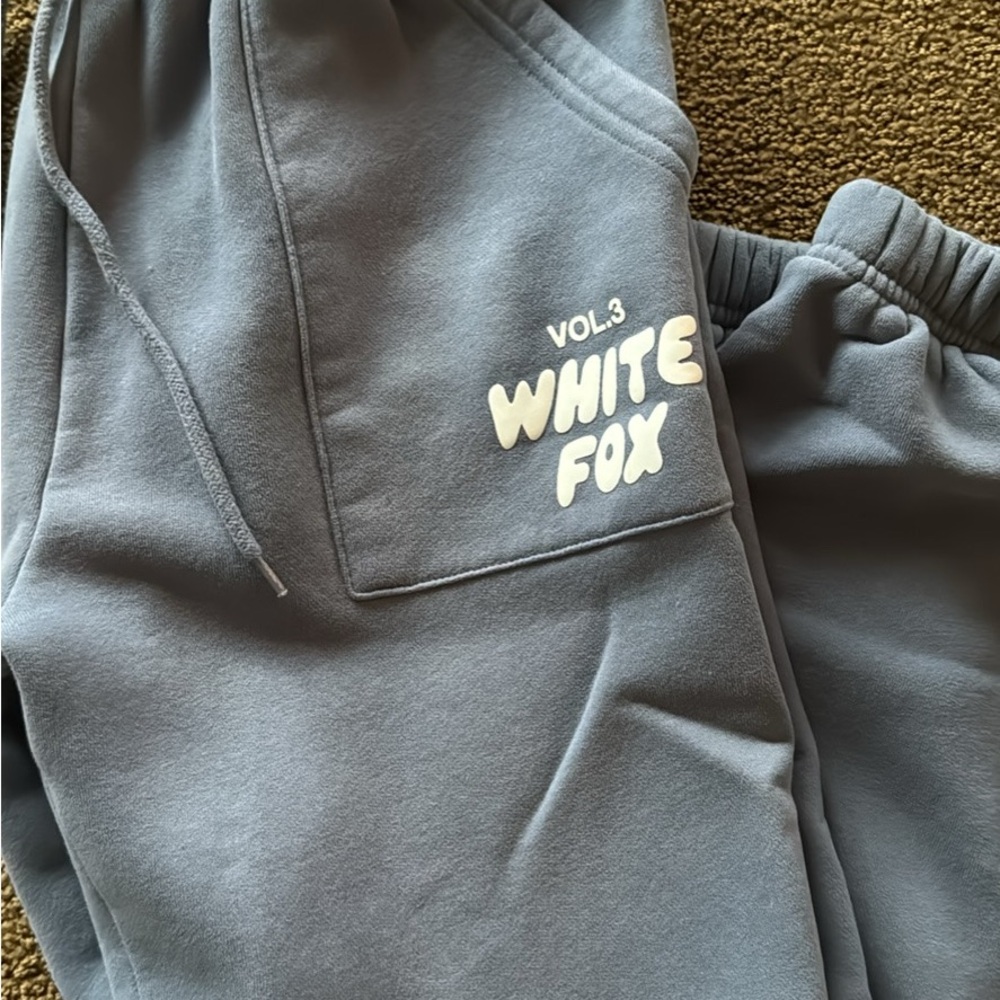 White Fox Boutique Gray Track Pants